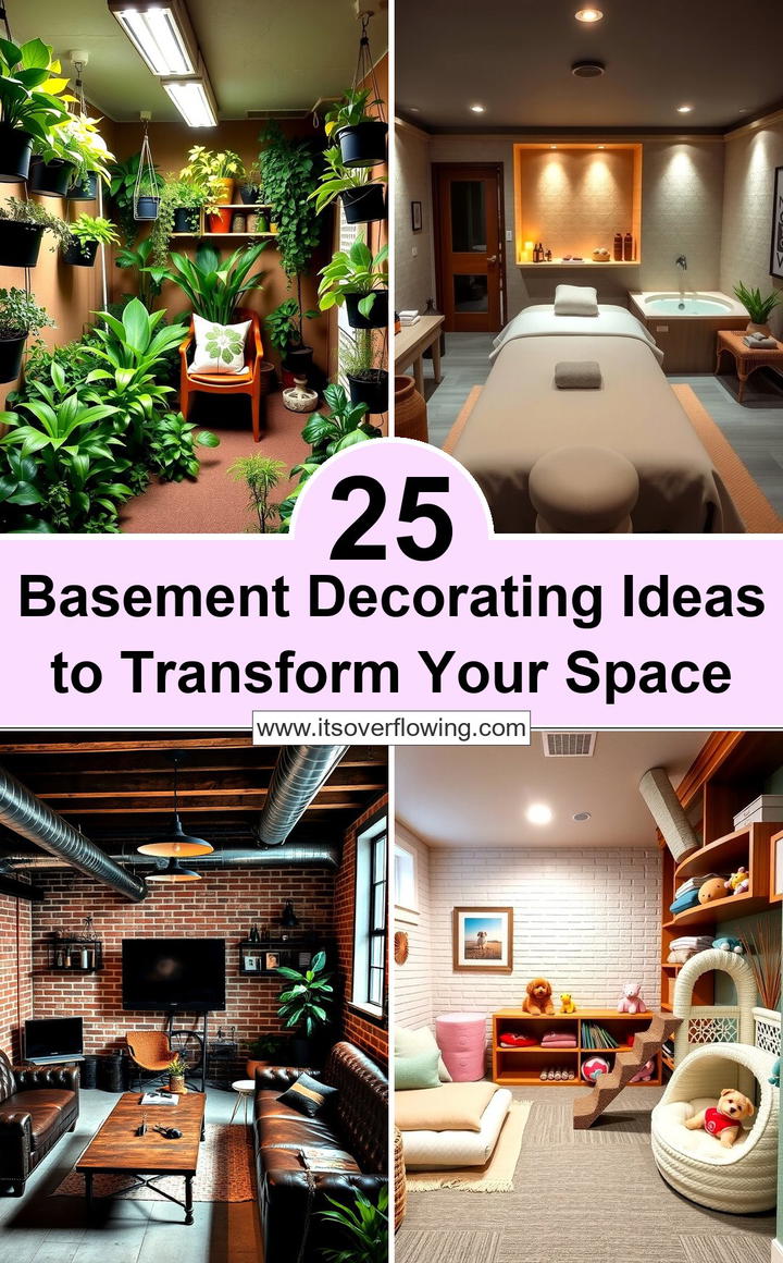 Basement Decorating Ideas To Transform Your Space