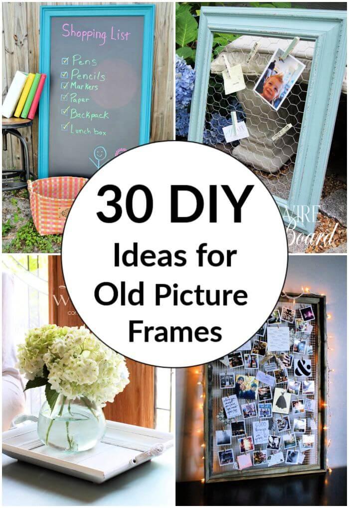 Best DIY Ideas for Old Picture Frames diy old picture frame ideas ideas for old photo frame old photo frame ideas