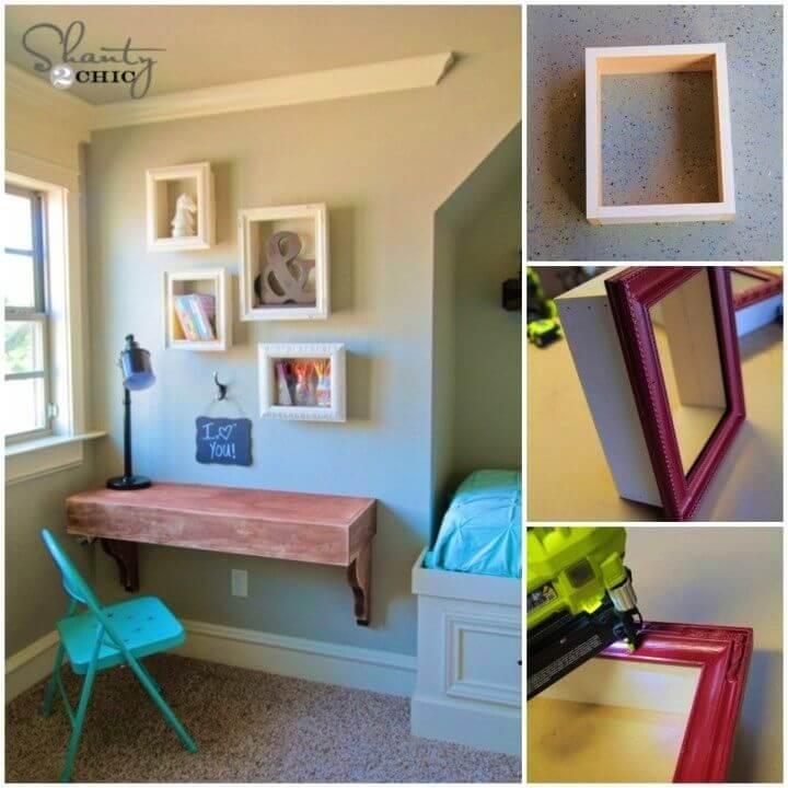 Build Your Own Wood Frame Shelves