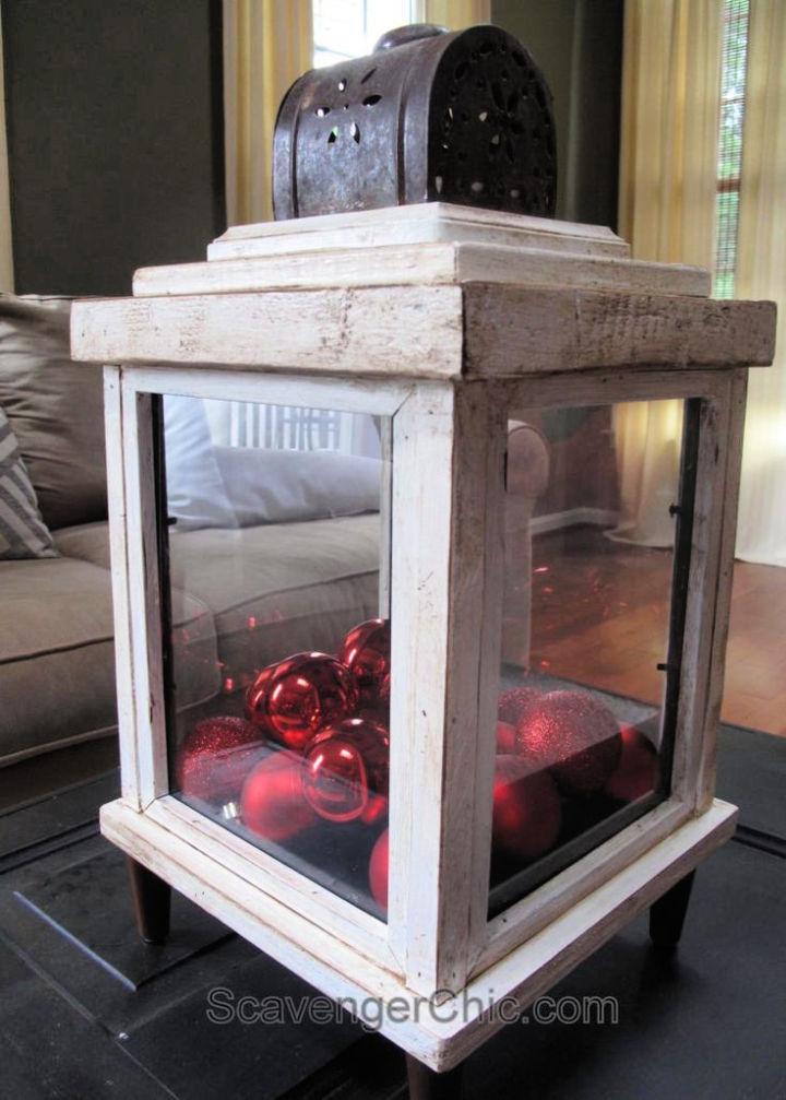 Build an Old Picture Frames Lantern