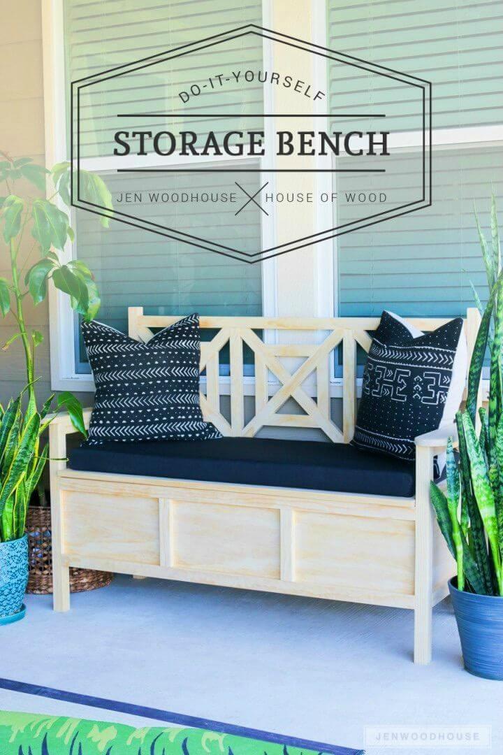 Building an Outdoor Storage Bench
