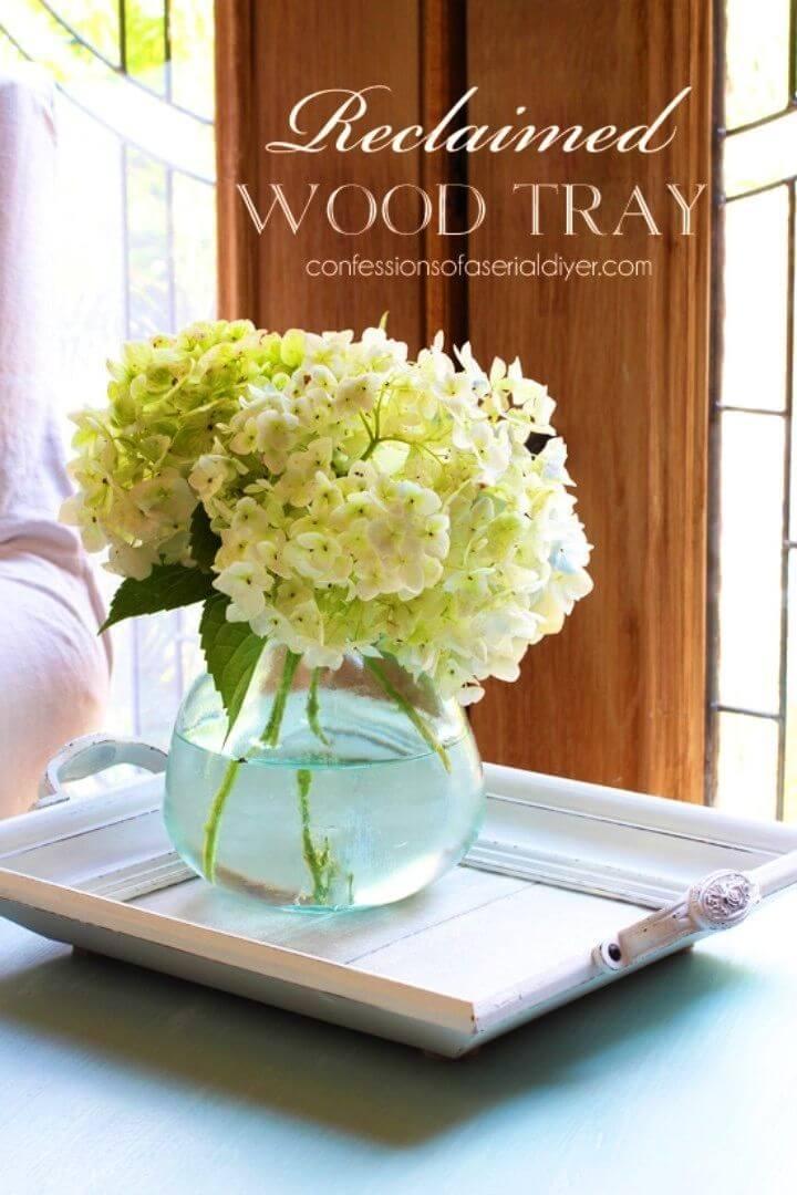 How to Build a Wood Tray From an Old Picture Frame