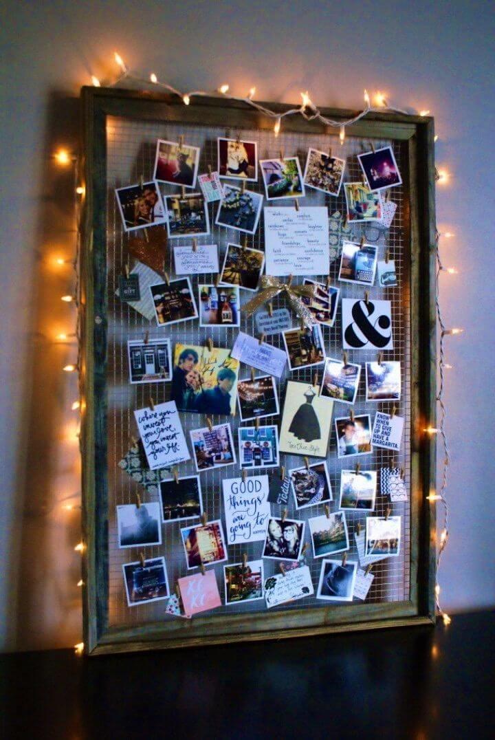 Inspiration Mood Board From Old Picture Frame