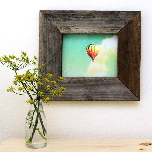 Turn Old Picture Frame Into Barn Wood Frame