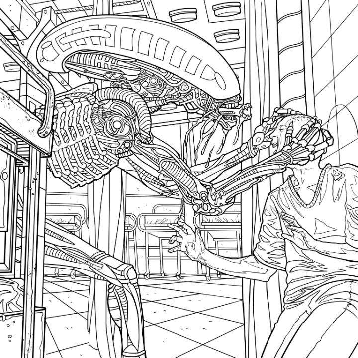 Alien Coloring Pages and Printables
