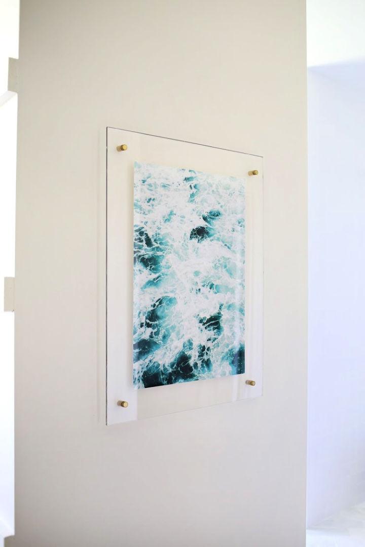 How to Make a Floating Acrylic Frame