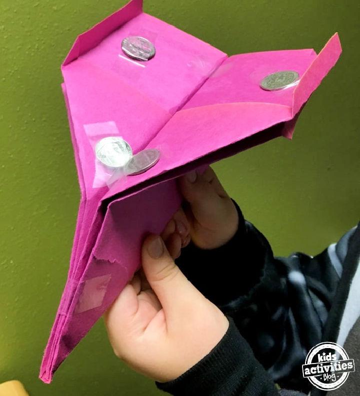 DIY Folded Paper Airplane Design