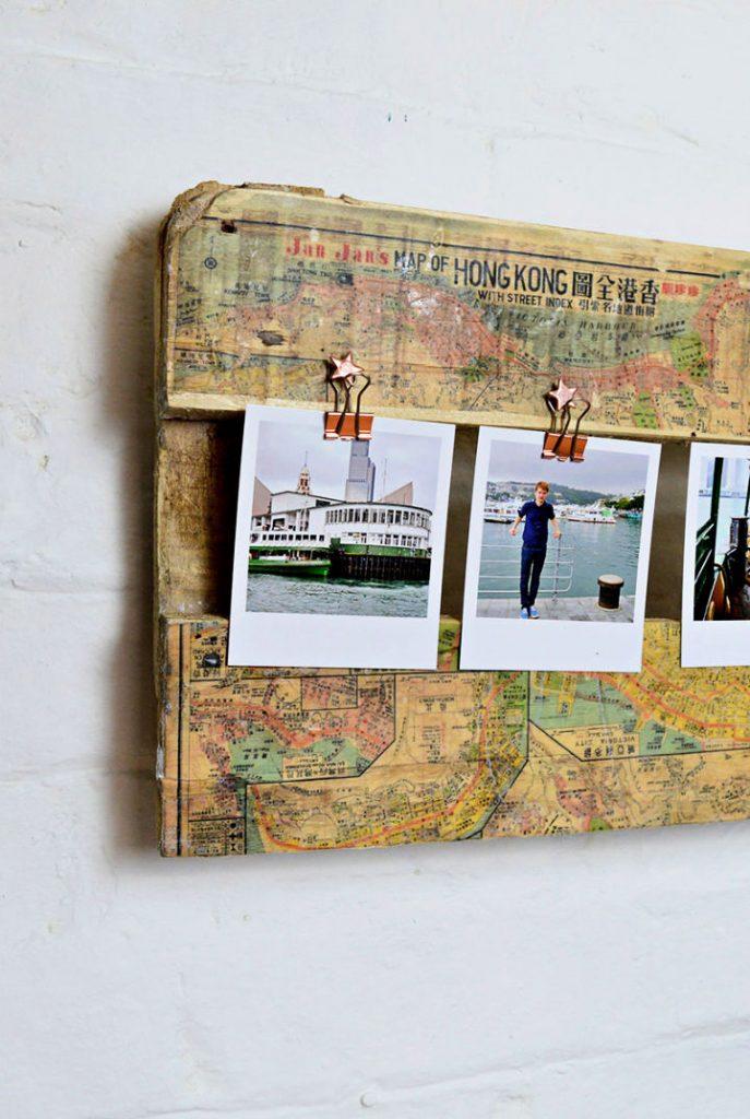 DIY Stunning Printed Map Picture Frame