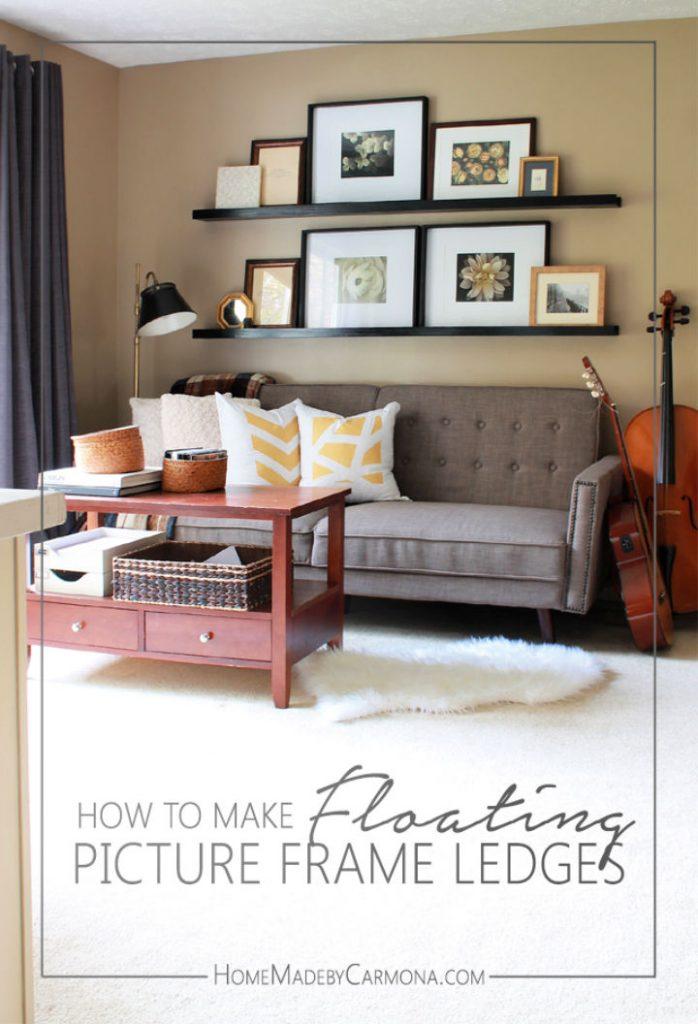 How to Build Picture Frame Ledge