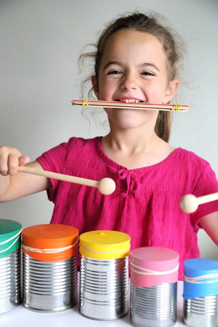Quick and Easy DIY Kids Instrument Drum