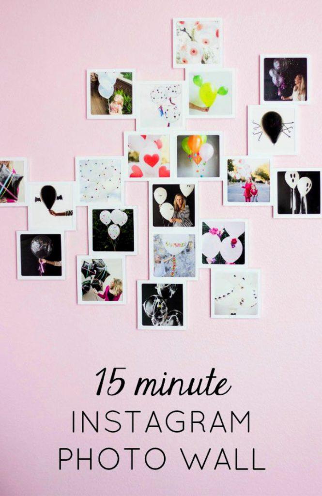 The Easiest DIY Photo Wall Ever
