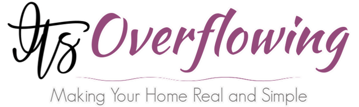 Its Overflowing - Making Home Real and Simple logo