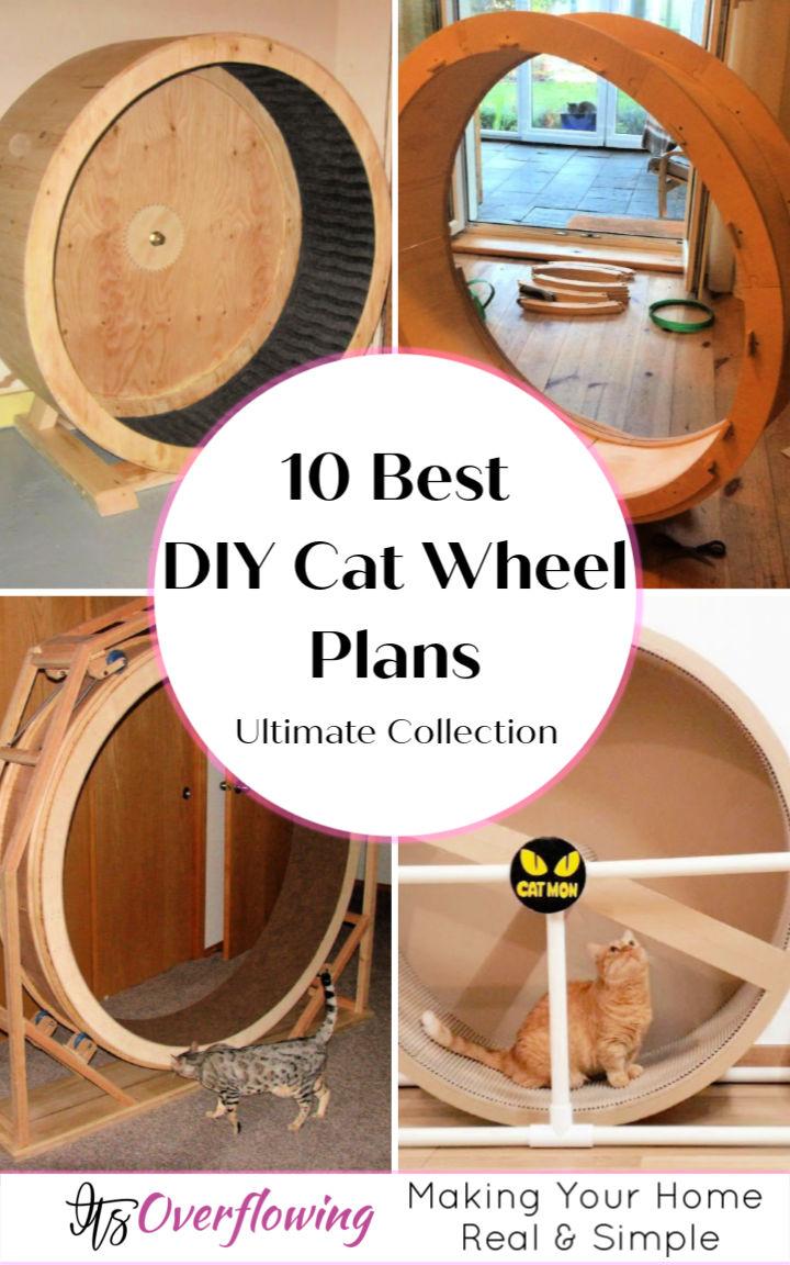 wooden cat wheel