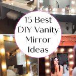 15 Best DIY Vanity Mirror Ideas To Craft Your Own