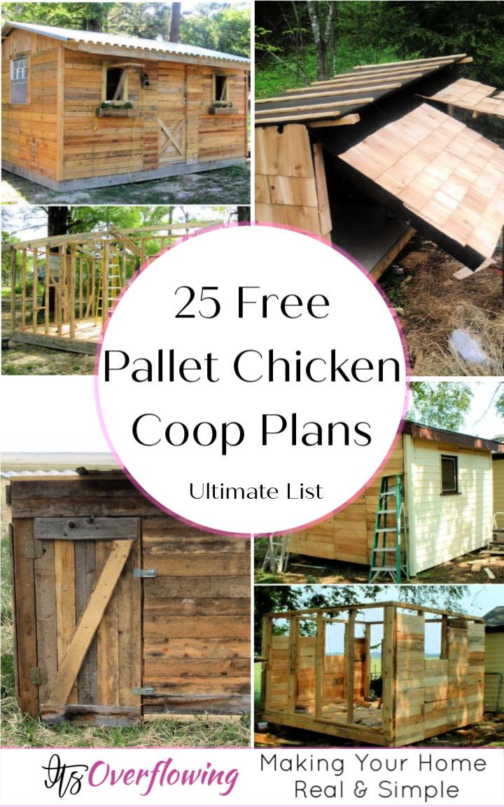 25 Pallet Chicken Coop Plans To Save Your Money (Free Guide)