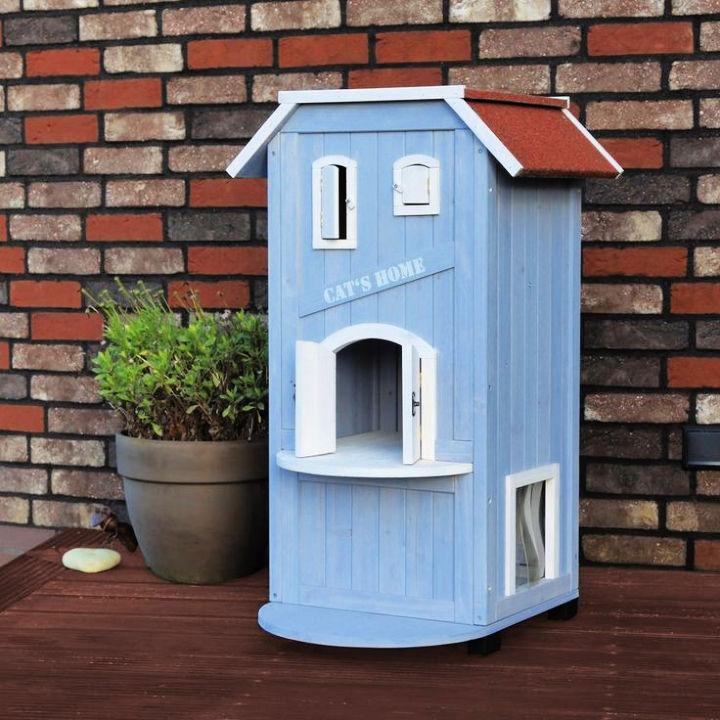 Build a 3-Story Outdoor Cat House