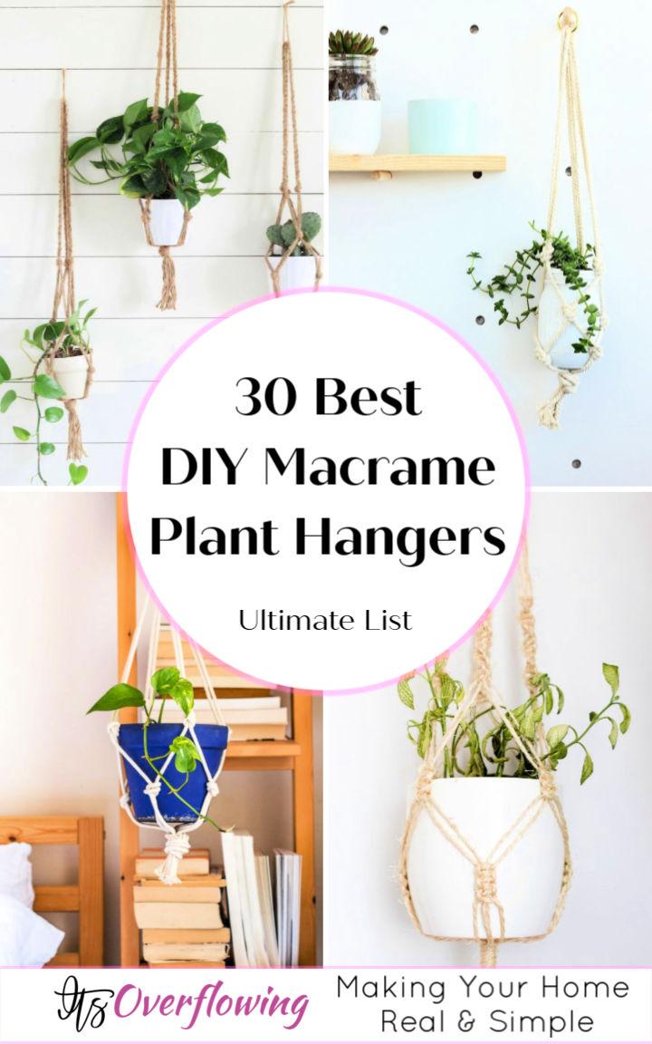 30 Best DIY Macrame Plant Hanger Patterns