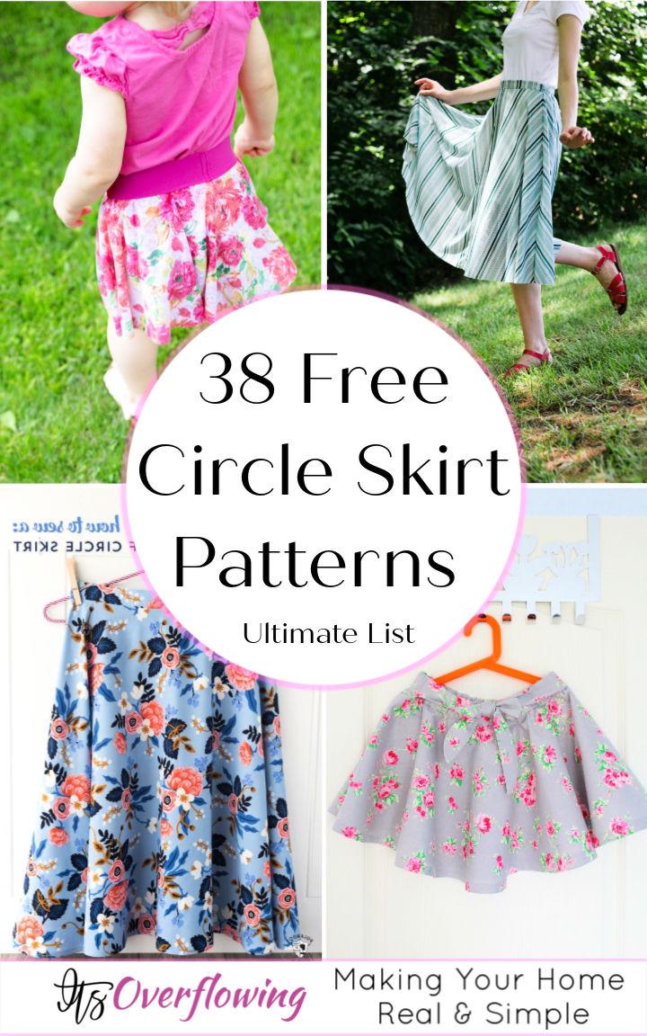 38 Free Circle Skirt Patterns Anyone Can Sew