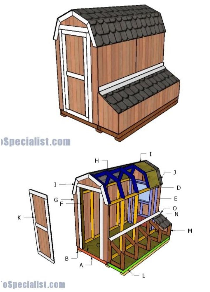 4×8 Chicken Coop Nesting Boxes