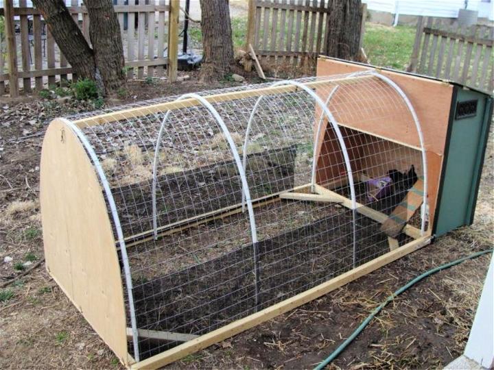 DIY 4x10 PVC Pipe Chicken Tractor