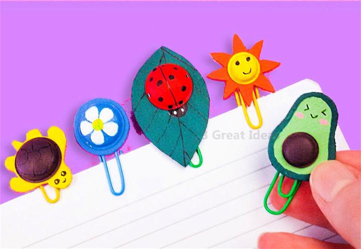 5 Cute Pop It Paperclips School Supplies