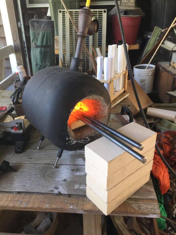 Adorable DIY Homemade Propane Forge