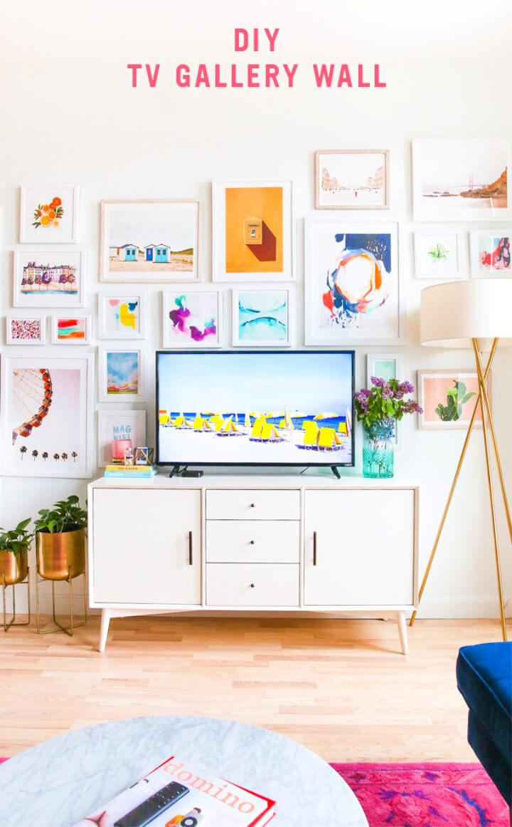 How to Make a TV Gallery Wall