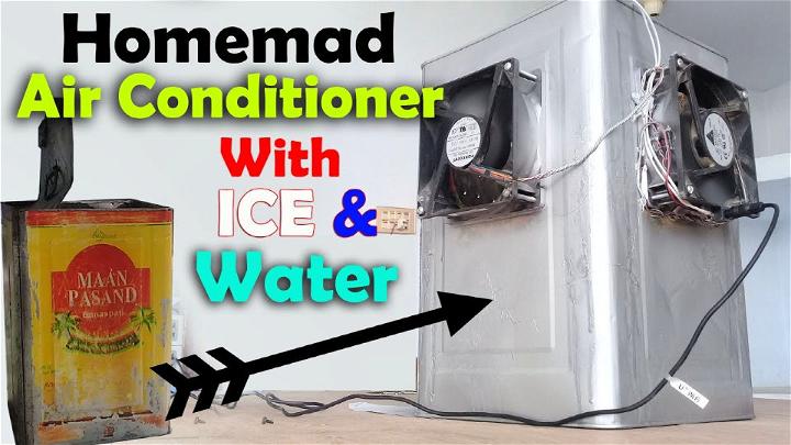 Air Conditioner With Ice and Fan