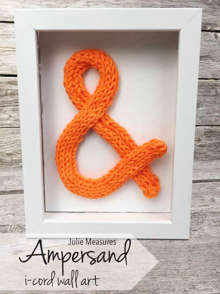 DIY Ampersand Shadow Box