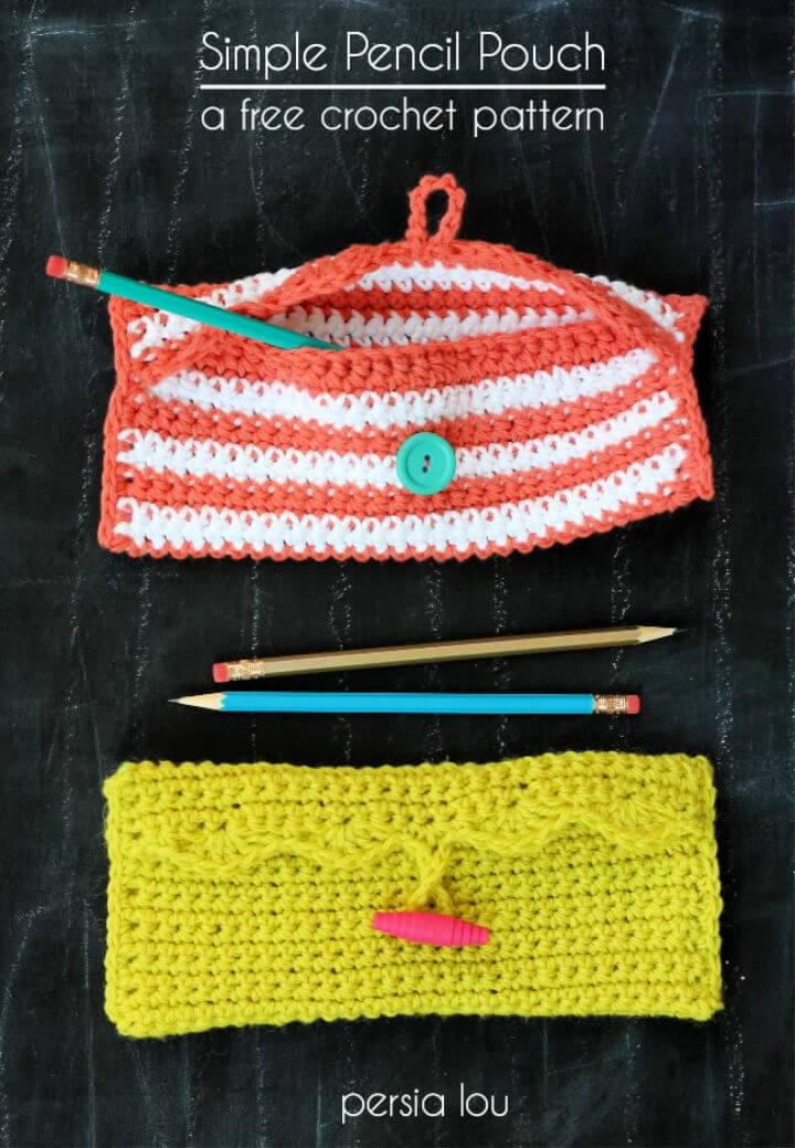 Cool Crochet Pencil Pouch Pattern
