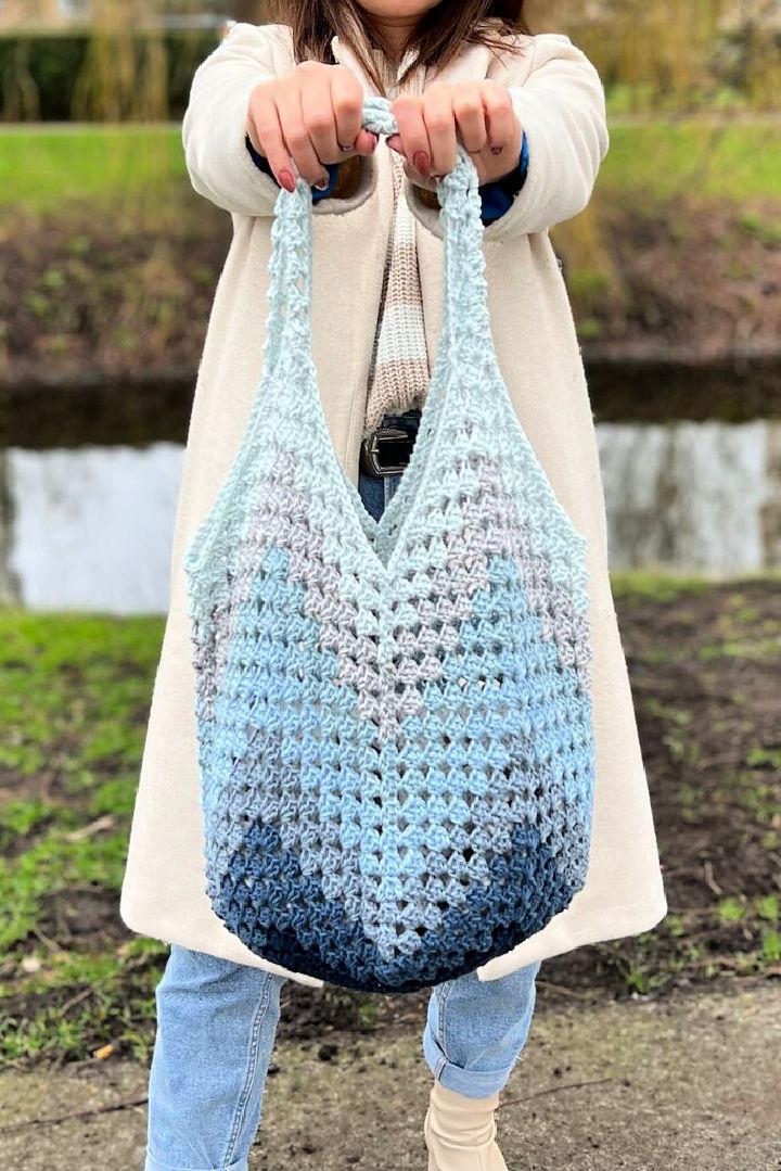 Beautiful Crochet Market Tote Bag Pattern