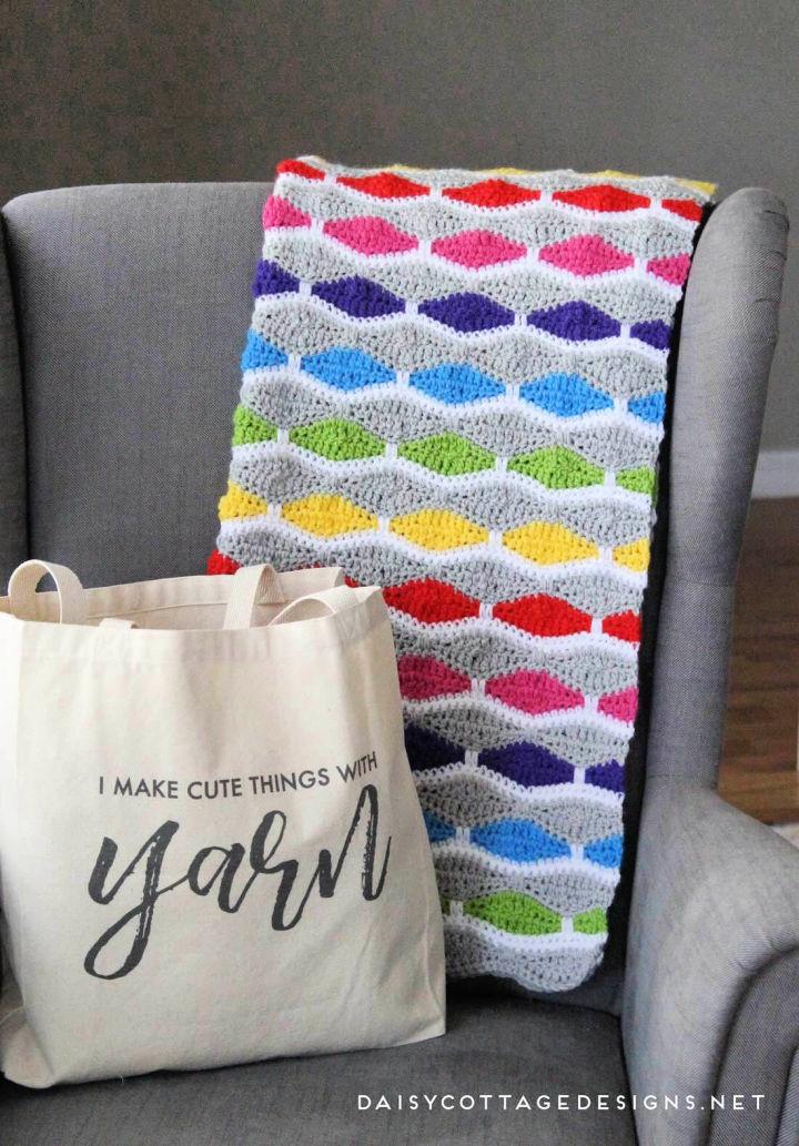 Colorful Crochet Baby Blanket Pattern