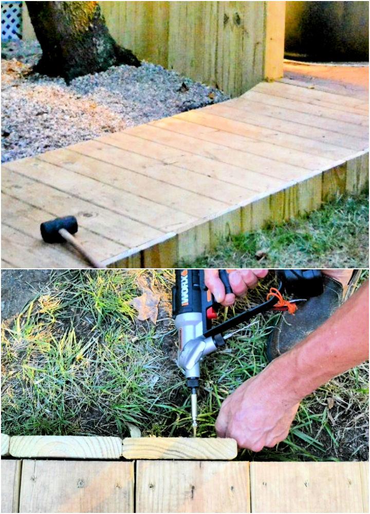 Build A Wooden Walkway