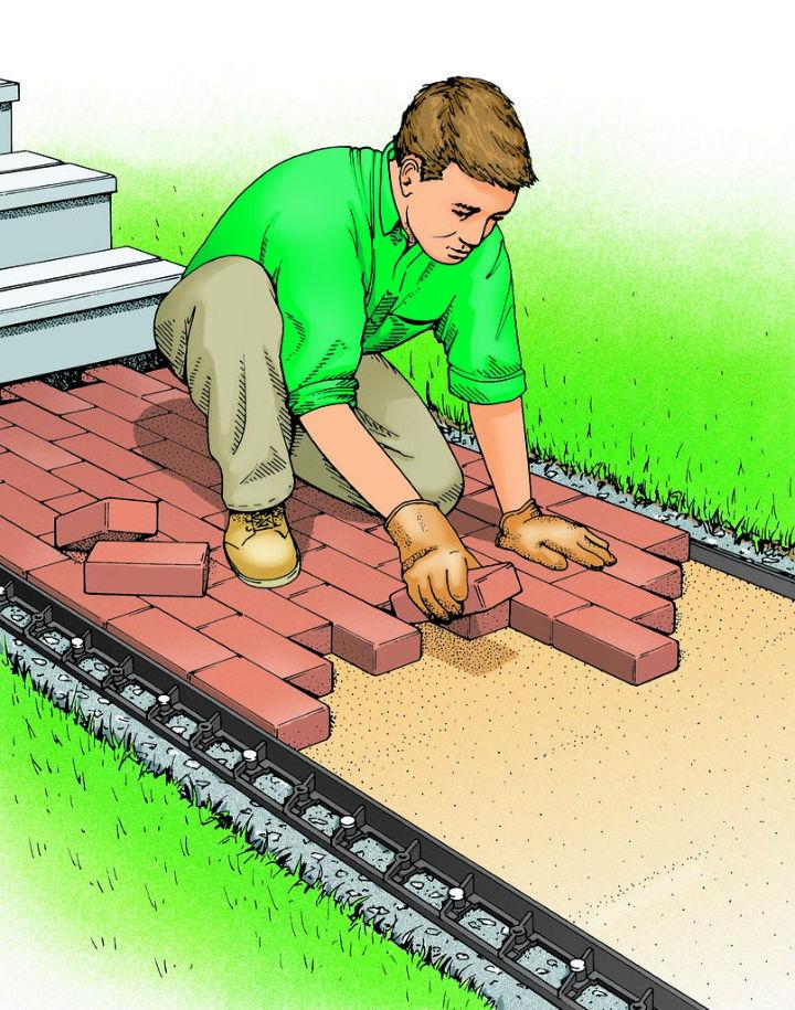 Build a Brick Walkway