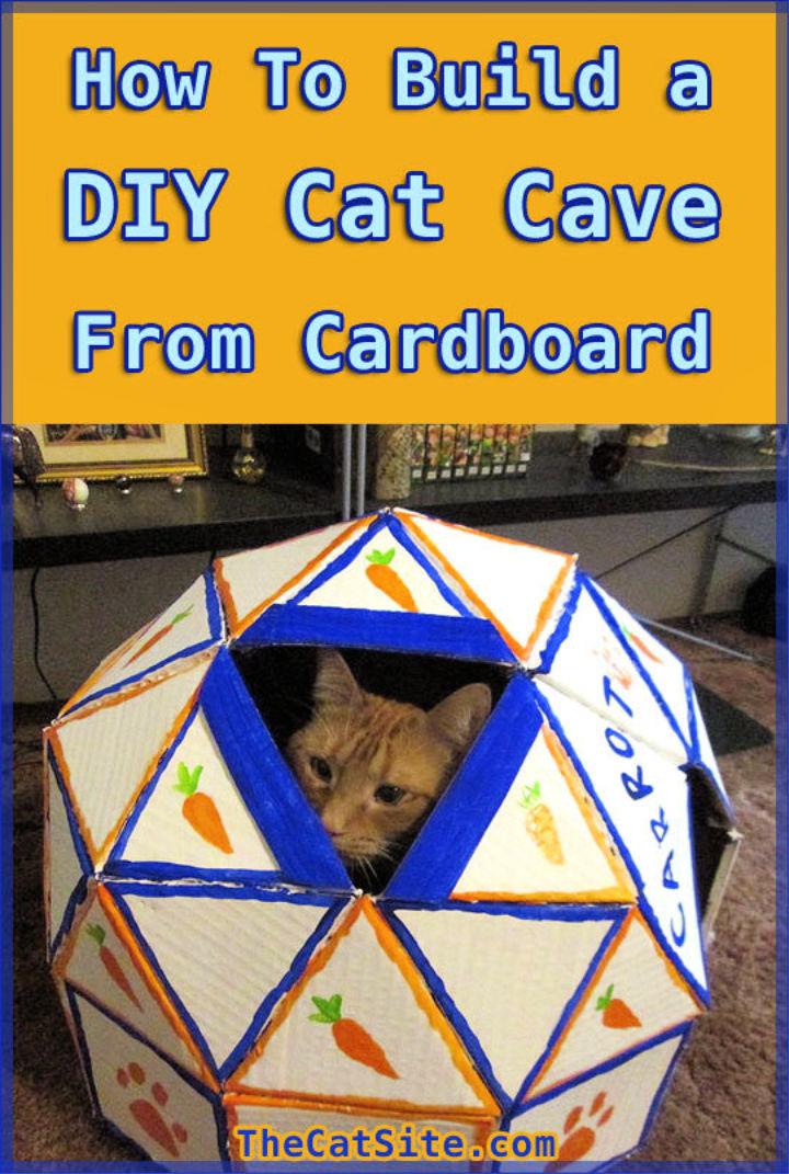 Build a Cat Cave From Cardboard