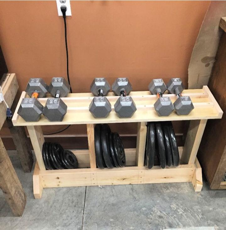 Build a Dumbbell Rack in 3 Steps