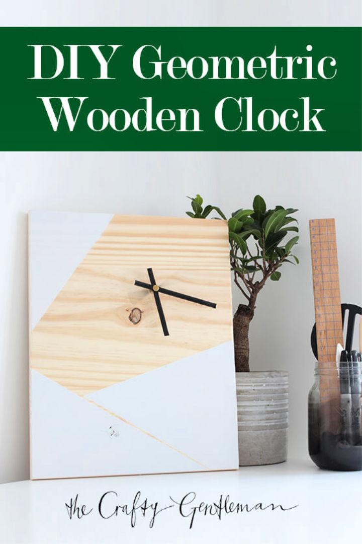 Build a Geometric Wooden Clock