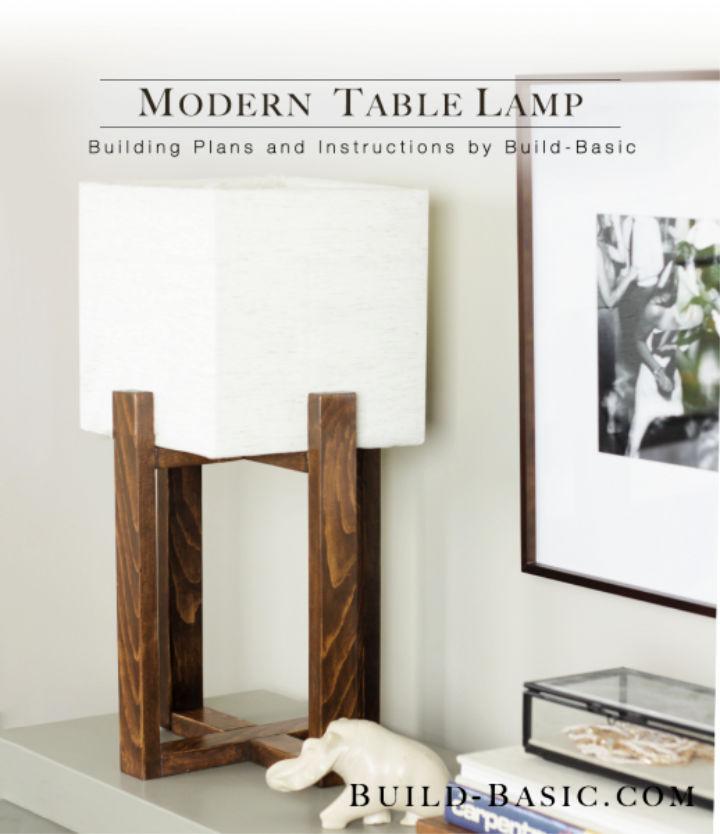 Modern Table Lamp Tutorial