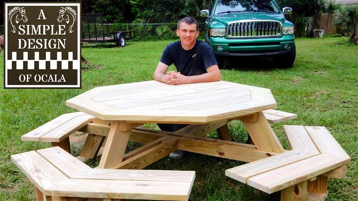 Build an Octagon Picnic Table