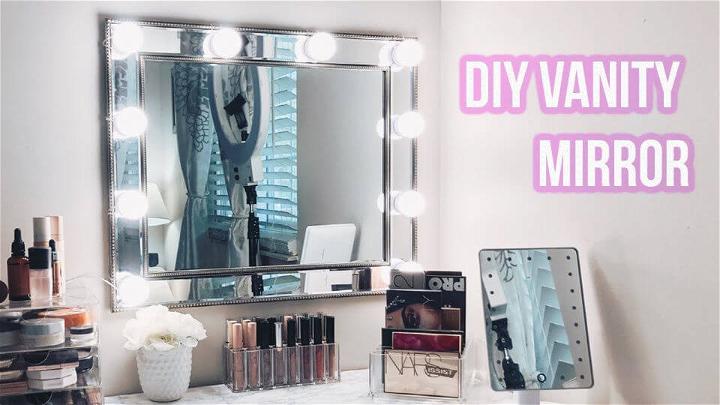Cheap and Easy DIY Vanity Mirror