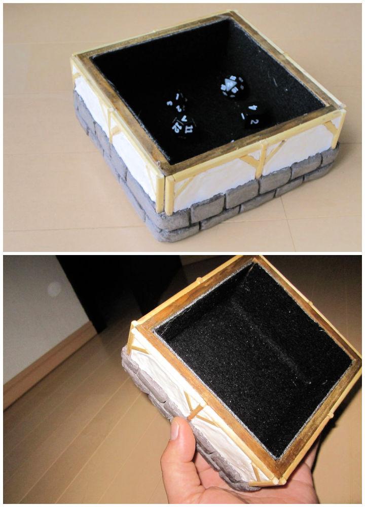 Cheap and Easy DIY RPG Dice Tray 