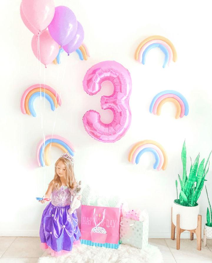 Colorful Birthday Party Backdrop