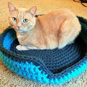 Comfy Crochet Cat Bed Pattern
