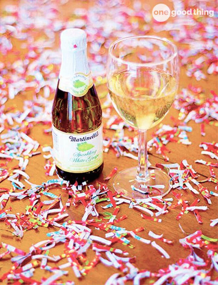 DIY Confetti Using Leftover Wrapping Paper