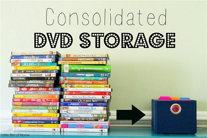 20 Useful DIY DVD Storage Ideas How To Guide Designer Habitat Dvd Wall ...