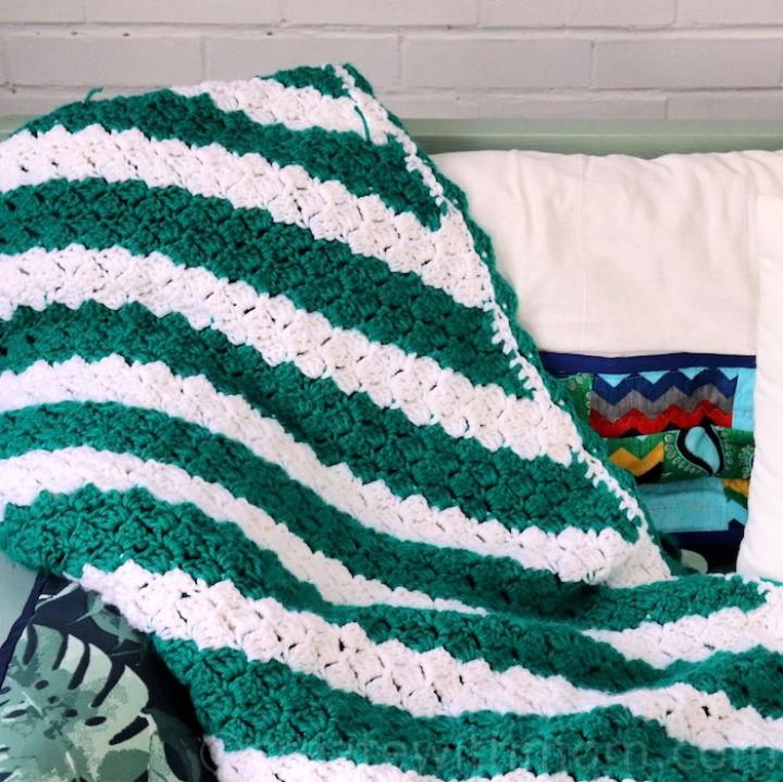 C2C Crochet Baby Blanket Pattern