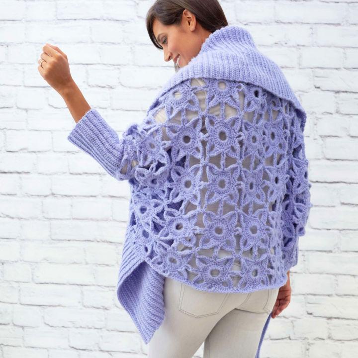 Crochet Granny Lace Cardigan Pattern for Beginners