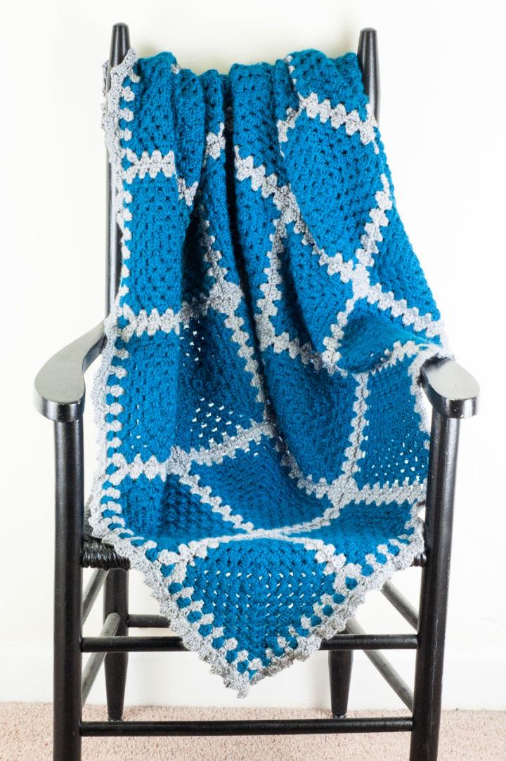 Crochet Granny Square Baby Blanket Pattern