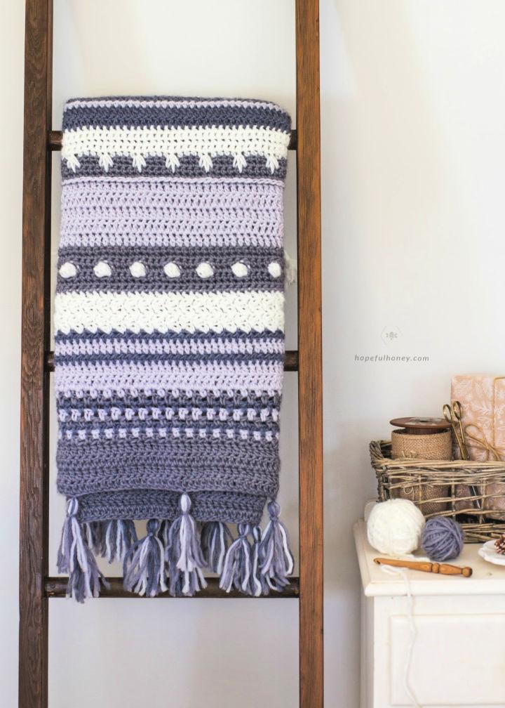 Crochet Winter Tempest Baby Blanket Pattern