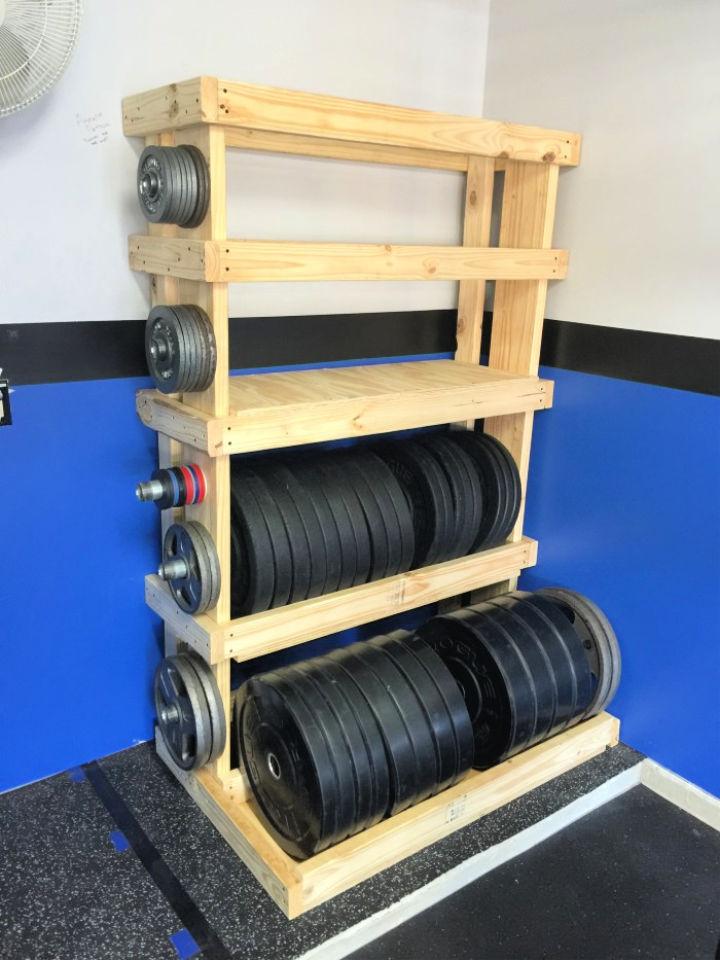 How to Make Custom Garage Gym Weights Rack